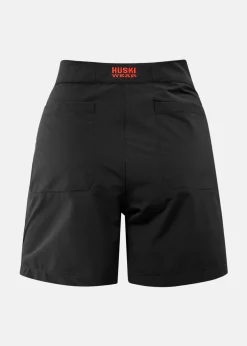 Outlet Huski Wear W LIGHT STRETCH SHORTS Black