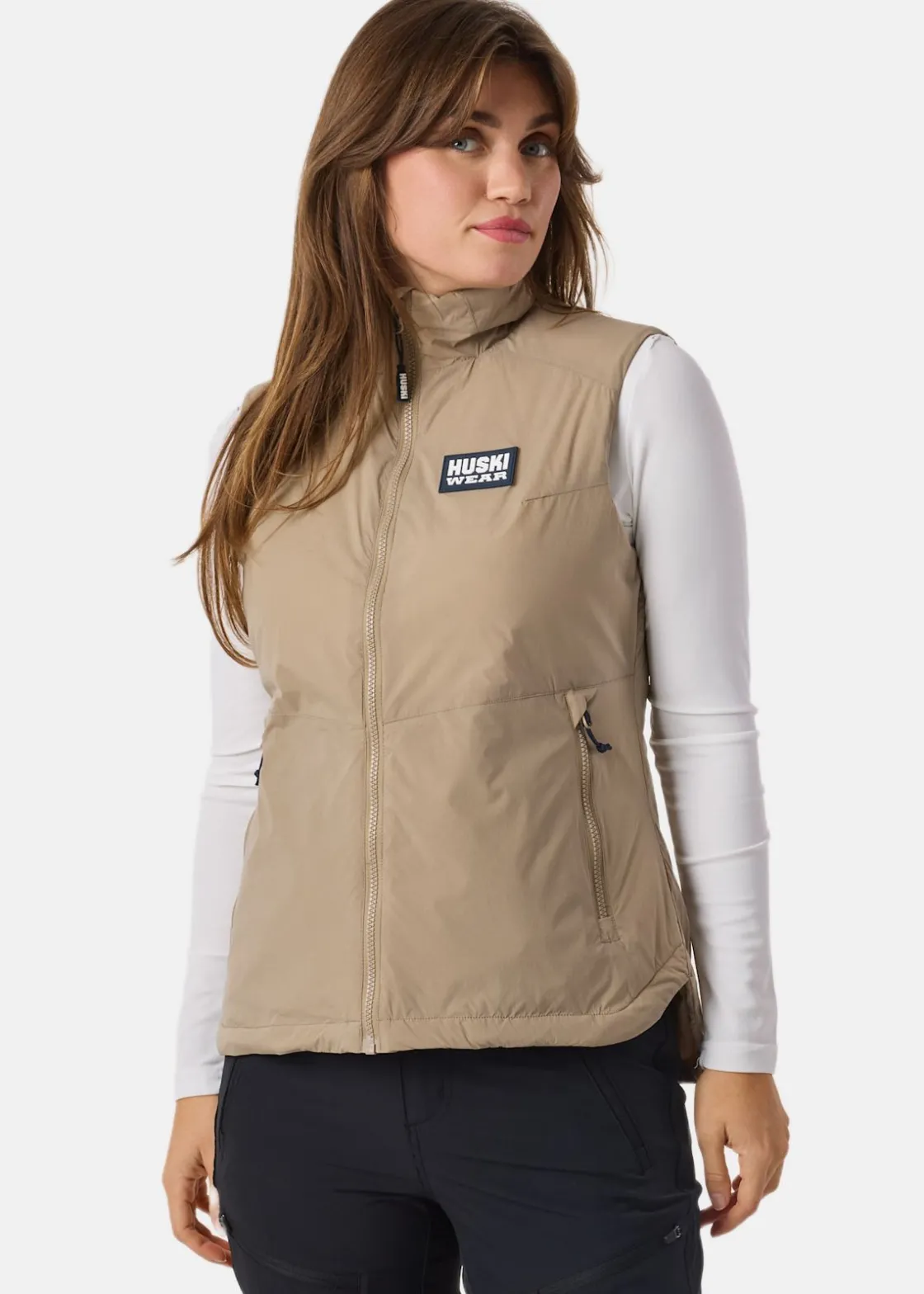 Clearance Huski Wear W LINER VEST Khaki