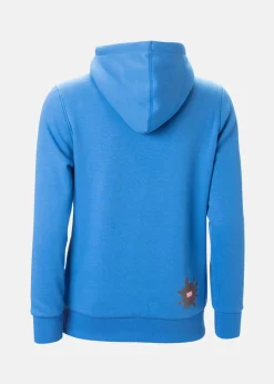 Outlet Huski Wear W Logo Hoody Azure Blue