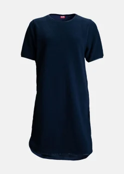 Outlet Huski Wear W Pile Dress Navy Blue