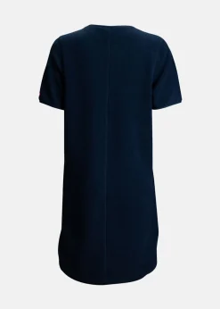 Outlet Huski Wear W Pile Dress Navy Blue
