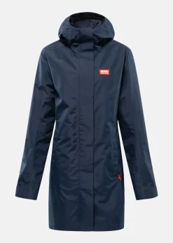 Outlet Huski Wear W RAIN COAT Navy Blue