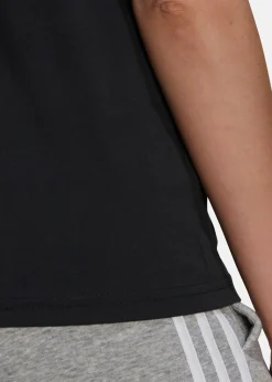 Sale Adidas W 3S BF T BLACK/WHITE