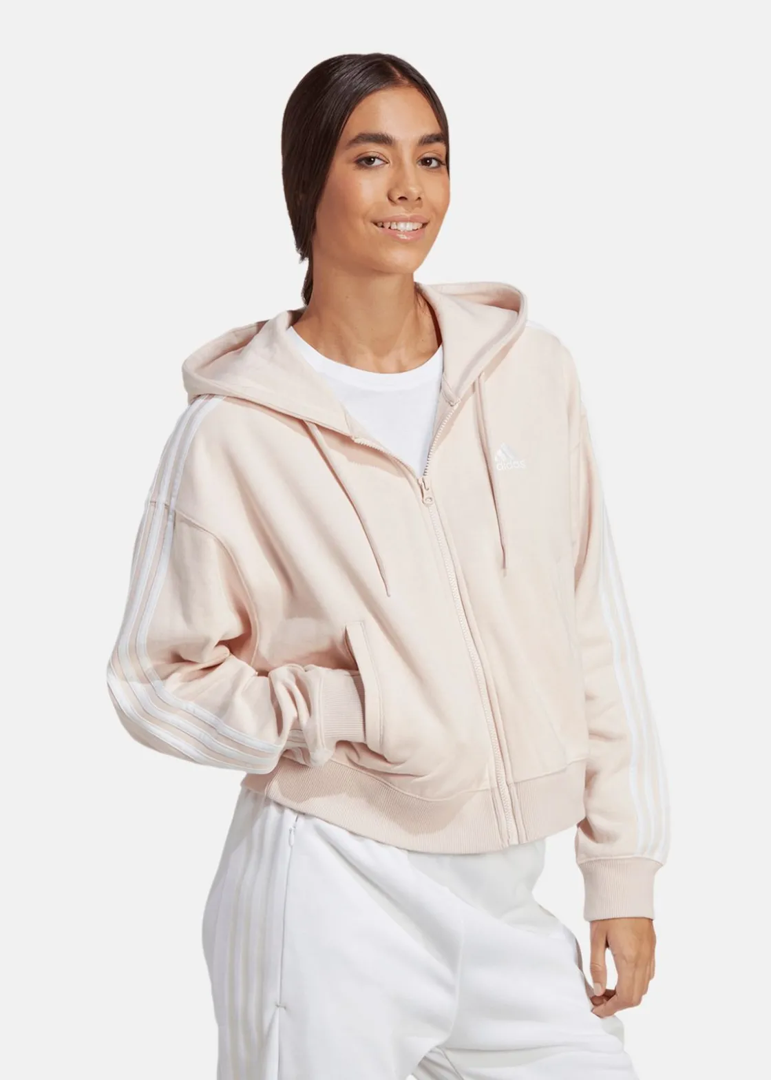 Sale Adidas W 3S FT FZ S HD WONQUA/WHITE