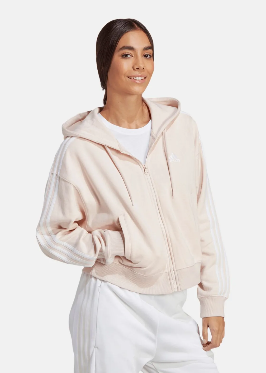 Sale Adidas W 3S FT FZ S HD WONQUA/WHITE