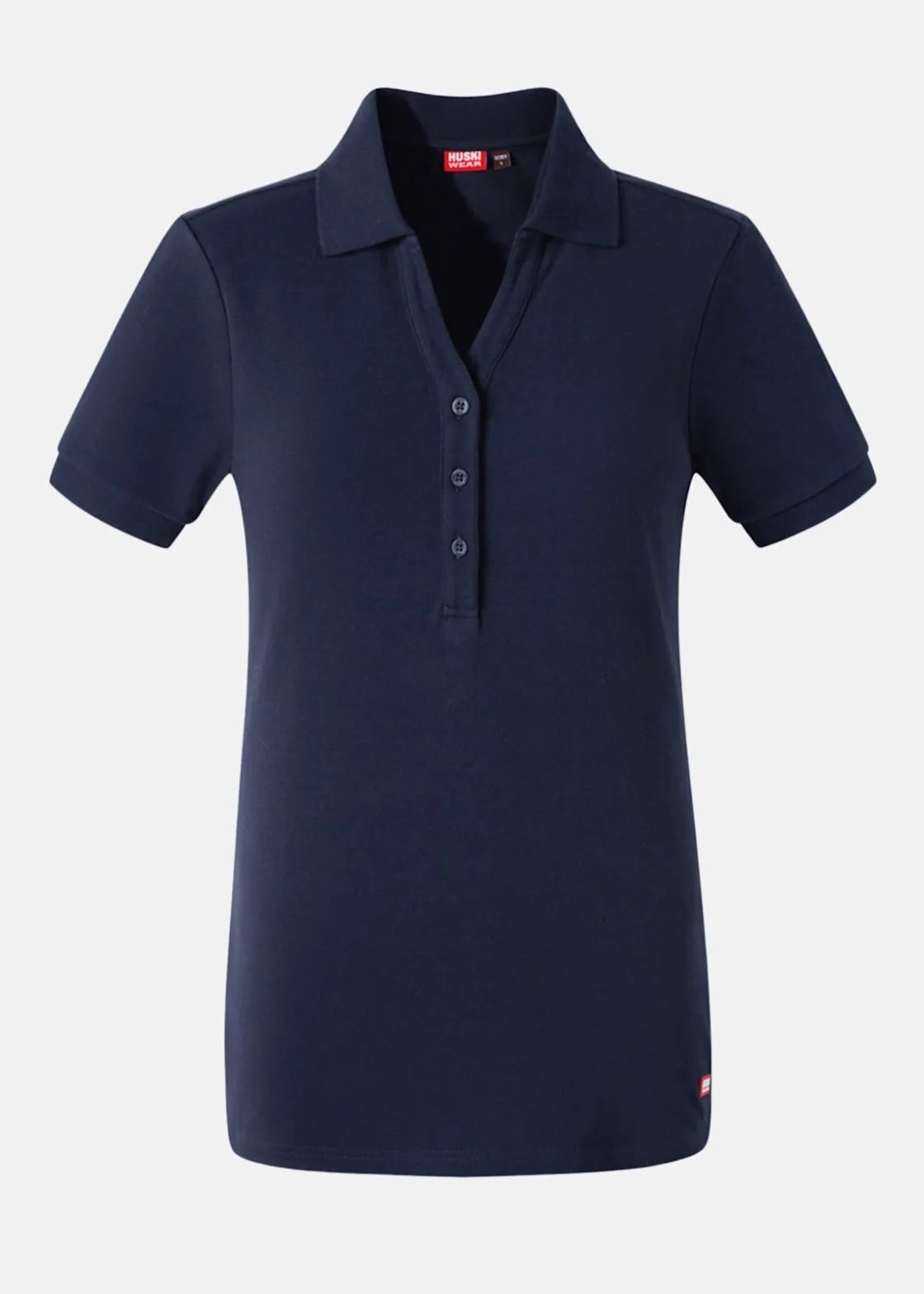 New Huski Wear W Shore Pique Polo Navy Blue