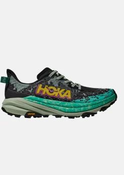 Discount Hoka W SPEEDGOAT 6 BLACK / ALOE VERA