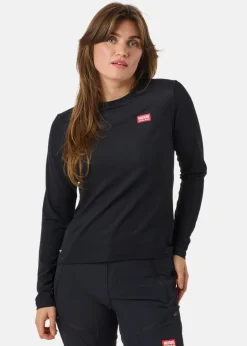 Clearance Huski Wear W X LS TEE Black