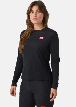 Clearance Huski Wear W X LS TEE Black