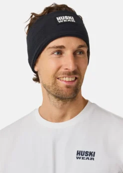 Online Huski Wear WAFFLE HEADBAND Black