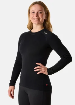 Hot Aclima WarmWool crewneck W's Jet Black