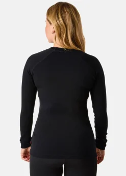 Hot Aclima WarmWool crewneck W's Jet Black