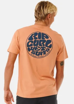 New Rip Curl WETSUIT ICON TEE CLAY