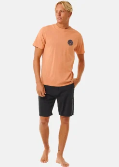 New Rip Curl WETSUIT ICON TEE CLAY
