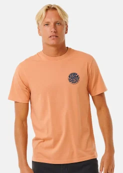 New Rip Curl WETSUIT ICON TEE CLAY