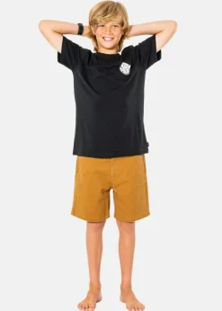 Discount Rip Curl WETSUIT ICON TEE -KIDS BLACK