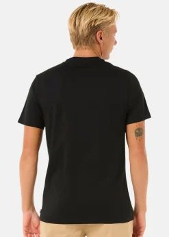 Discount Rip Curl WETTIE ICON TEE BLACK