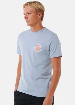 Clearance Rip Curl WETTIE PASSAGE ICON TEE SPRAY BLUE