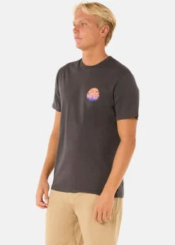 Best Rip Curl WETTIE PASSAGE ICON TEE WASHED BLACK