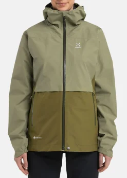 Online Haglöfs Wilda GTX Jacket Women Thyme Green/Olive Green