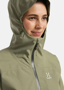 Online Haglöfs Wilda GTX Jacket Women Thyme Green/Olive Green