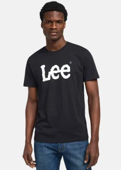 Lee WOBBLY_LOGO_TEE BLACK