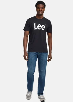Lee WOBBLY_LOGO_TEE BLACK