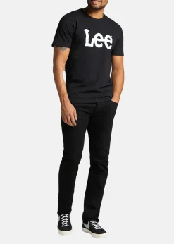 Lee WOBBLY_LOGO_TEE BLACK