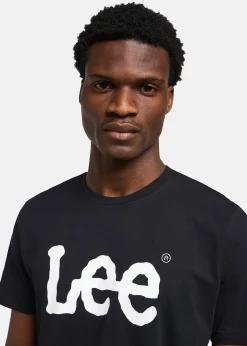 Lee WOBBLY_LOGO_TEE BLACK