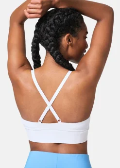 Sale Casall Wrap Sports Bra White
