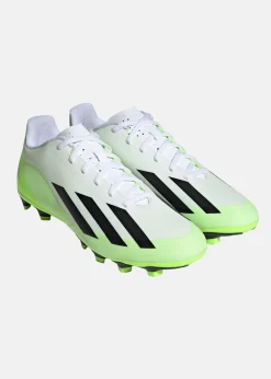 Clearance Adidas X CRAZYFAST.4 FxG FTWWHT/CBLACK/LUCLEM