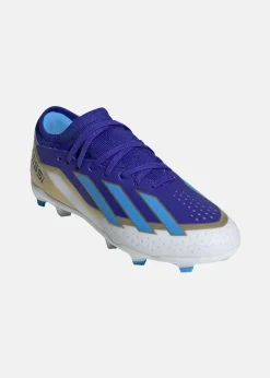 Clearance Adidas X CRAZYFAST LEAGUE FG J MESSI LUCBLU/BLUBRS/FTWWHT