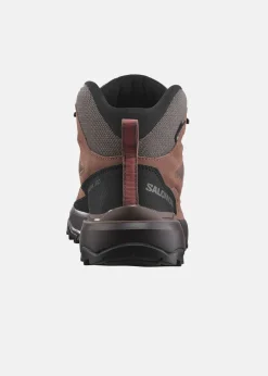 Salomon X ULTRA 360 LEATHER MID GORE-T Peppercorn / Cognac / Hot Coral