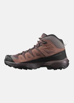 Salomon X ULTRA 360 LEATHER MID GORE-T Peppercorn / Cognac / Hot Coral