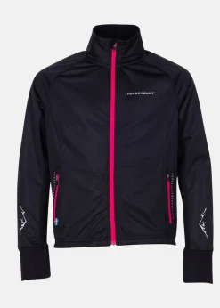 Outlet Swedemount X.C.S. Wasa Jacket JR Black/Fresh Pink