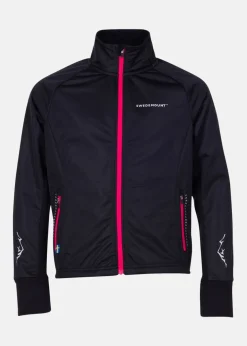 Outlet Swedemount X.C.S. Wasa Jacket JR Black/Fresh Pink