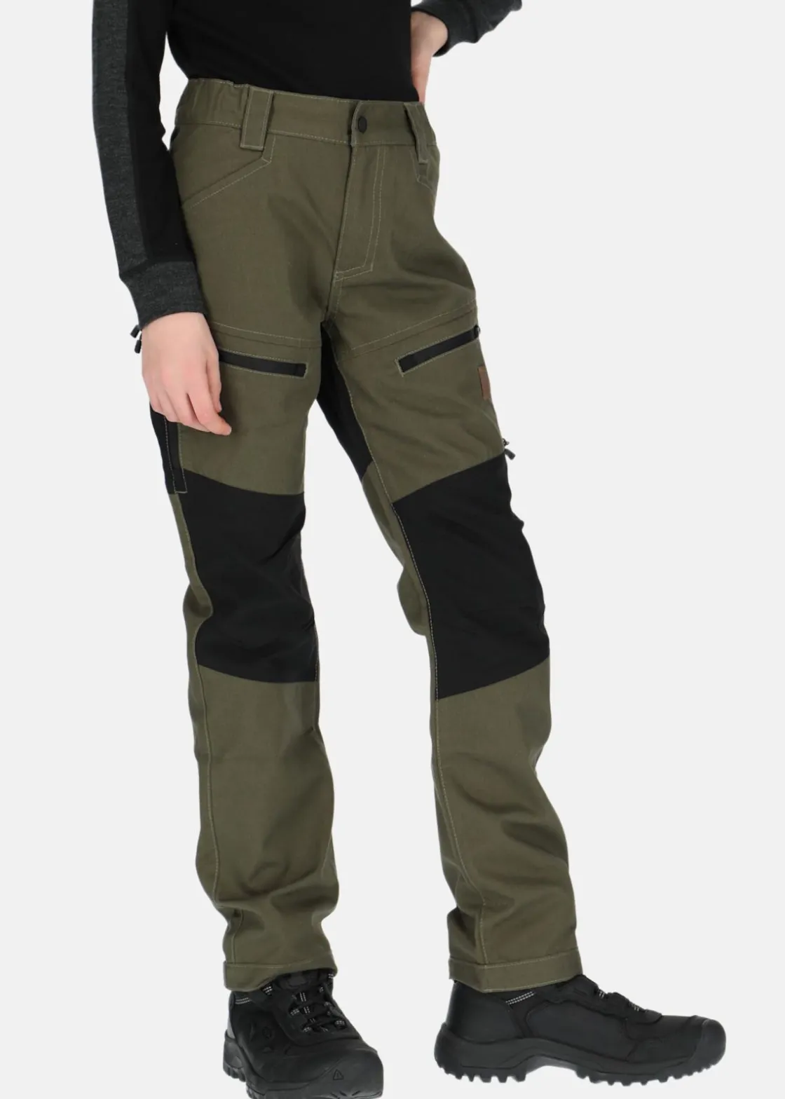 Online X-trail Outdoor Pants JR Olive/Black