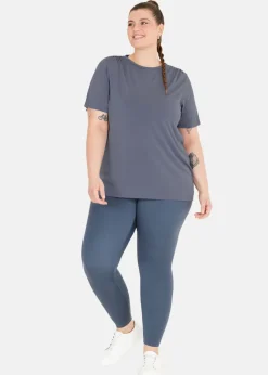 Clearance Q-collection Zamilla W Loose Fit S/S Tee Folkstone Gray