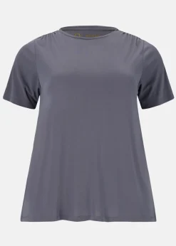 Clearance Q-collection Zamilla W Loose Fit S/S Tee Folkstone Gray