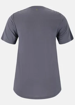 Clearance Q-collection Zamilla W Loose Fit S/S Tee Folkstone Gray