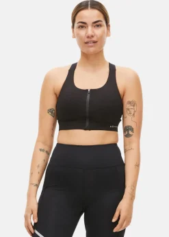 Outlet Röhnisch Zip Up Sportsbra Black